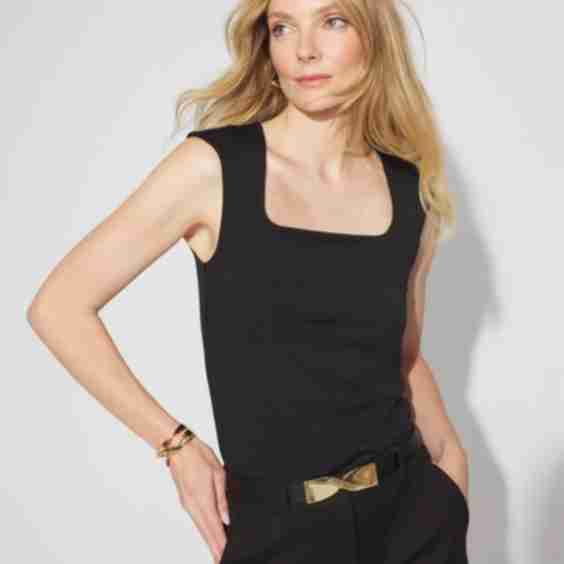  All Ways Stretch Square Neck Top