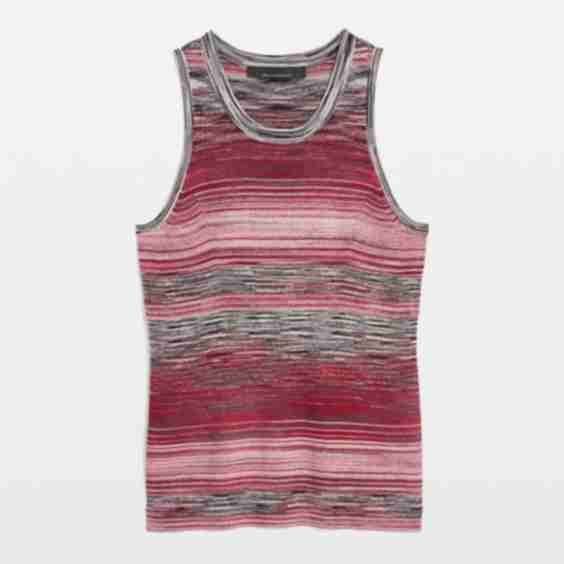 Space-Dyed Sweater Tank Top