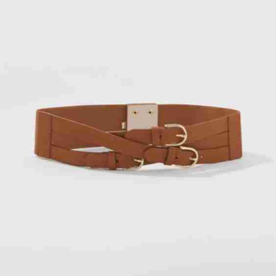 Multi Strap Wide Waist Belt