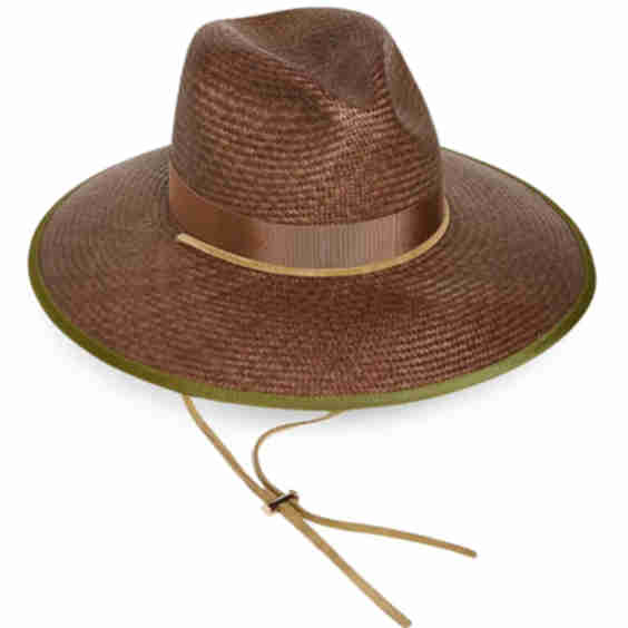 Chestnut Woven Straw Hat