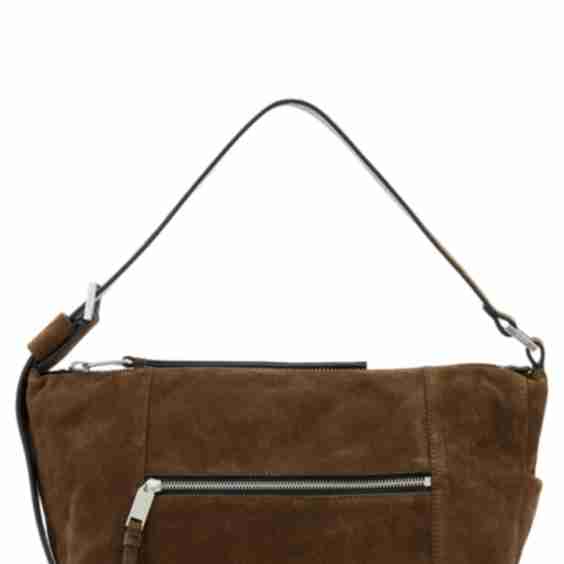 Vega Suede Shoulder Bag