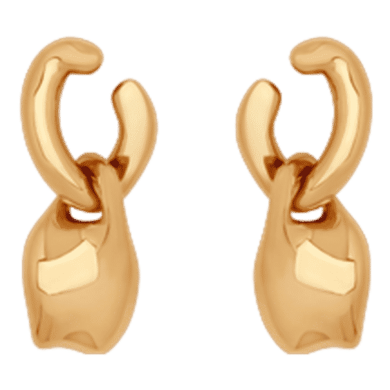 O Double Drop Earrings