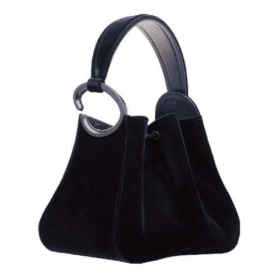Velvet O Handle Bag