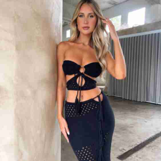Cher Crochet Crop Top 