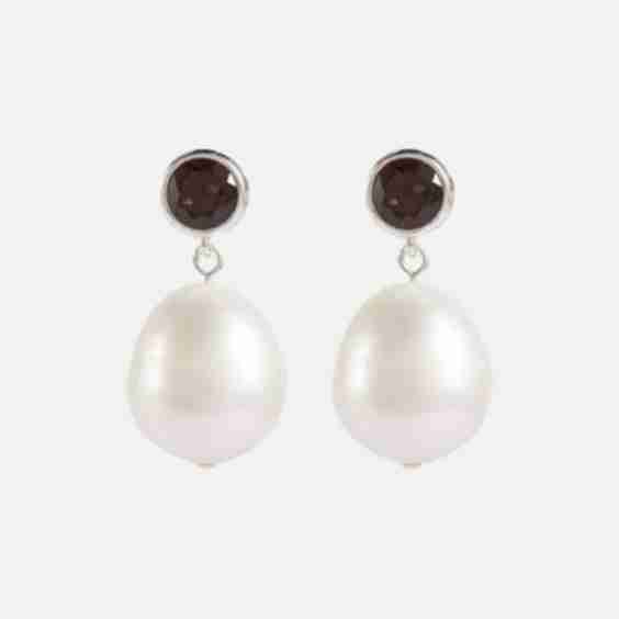 Neue Quartz And Pearl Earrings