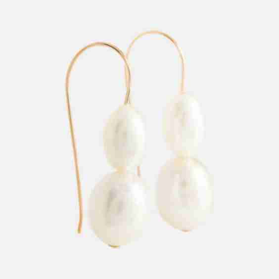 14kt Gold Earrings With Pearls