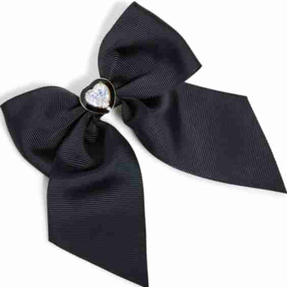 Heart Cocktail Hair Bow