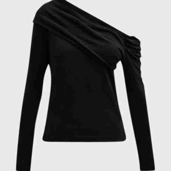 Cashmere One-Shoulder Top