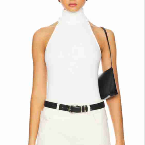 Knit Halter Turtleneck 