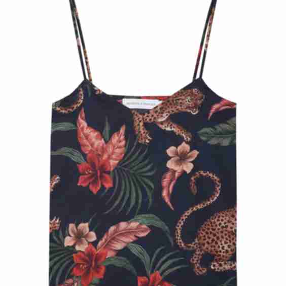 Soleia Leopard Print Cami Top