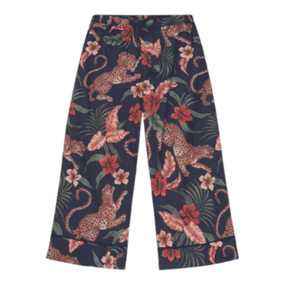 Wide-Leg Lounge Trousers