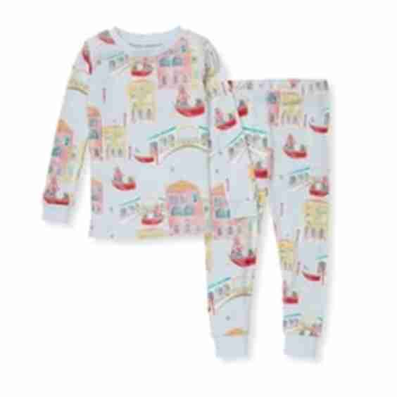 On The Gondola Organic Cotton Pajamas - 2-Piece 12M