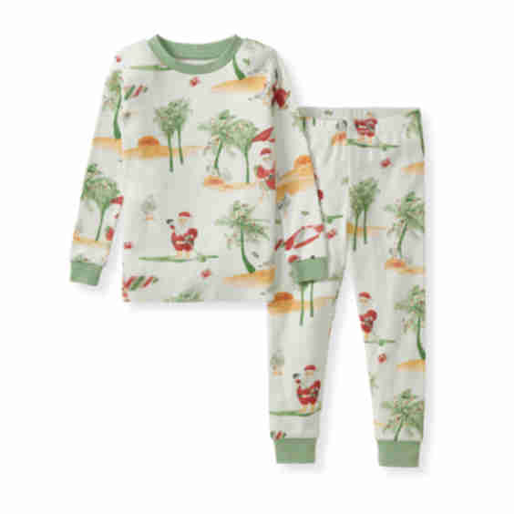 Surfin Santa Matching Family Pajamas