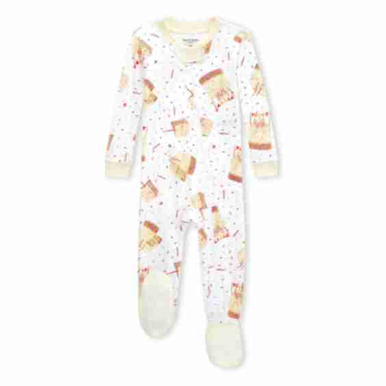 Birthday Cake Organic Cotton Snug Fit Pajamas