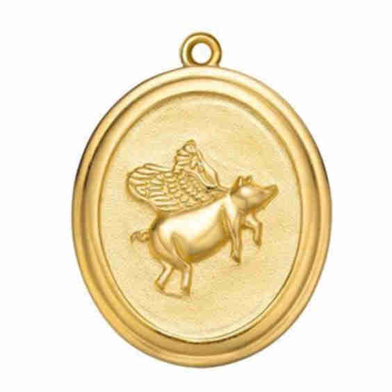 Flying Pig Charm