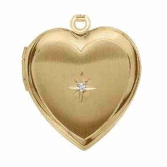 Heart Locket with Diamond