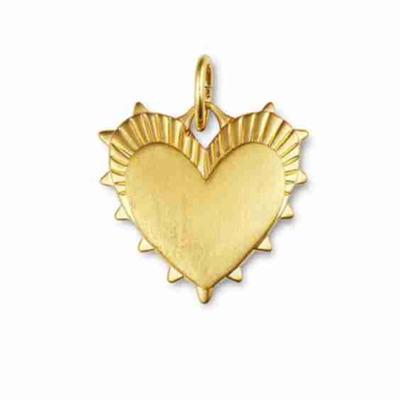 Heart Of Gold Charm