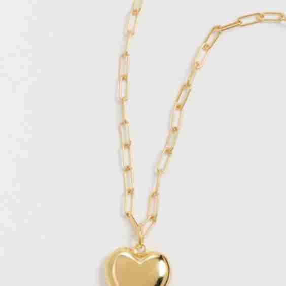 Puffy Heart Necklace