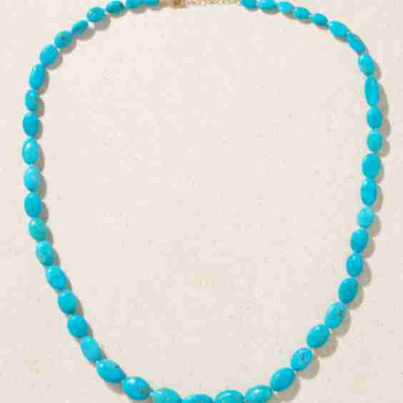 Gold Turquoise Necklace