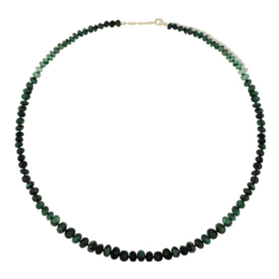 Oracle Emerald Faceted Necklace