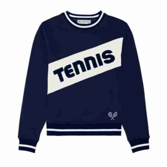 Retro Block Tennis Sweatshirt