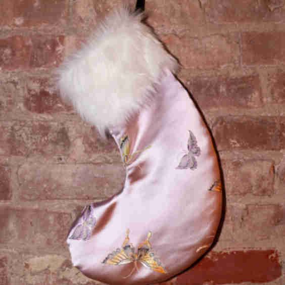 'Tummy Aches' Pink Holiday Stocking