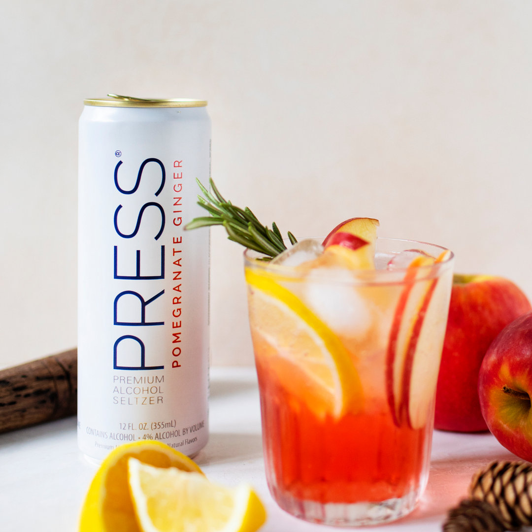 PRESS Premium Hard Seltzer Pomegranate Ginger Price & Reviews [4.6
