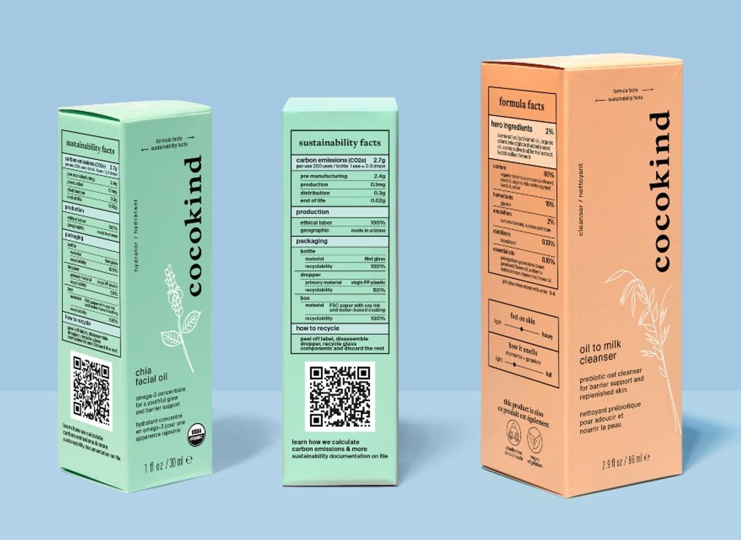 QR Code use on Beauty Packaging