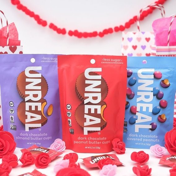 REVIEW: UNREAL SNACKS Better Chocolate Bars, Nut Butter Cups & Candies -  The Glamorganic Goddess