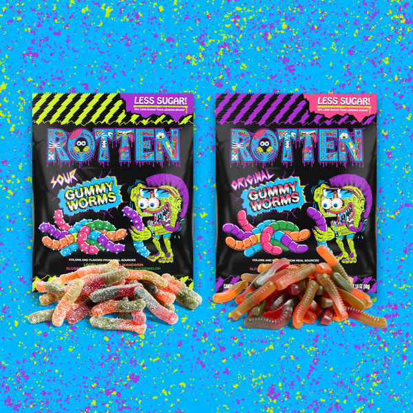 Why better-for-you gummy worm brand Rotten reformulated its product for retail