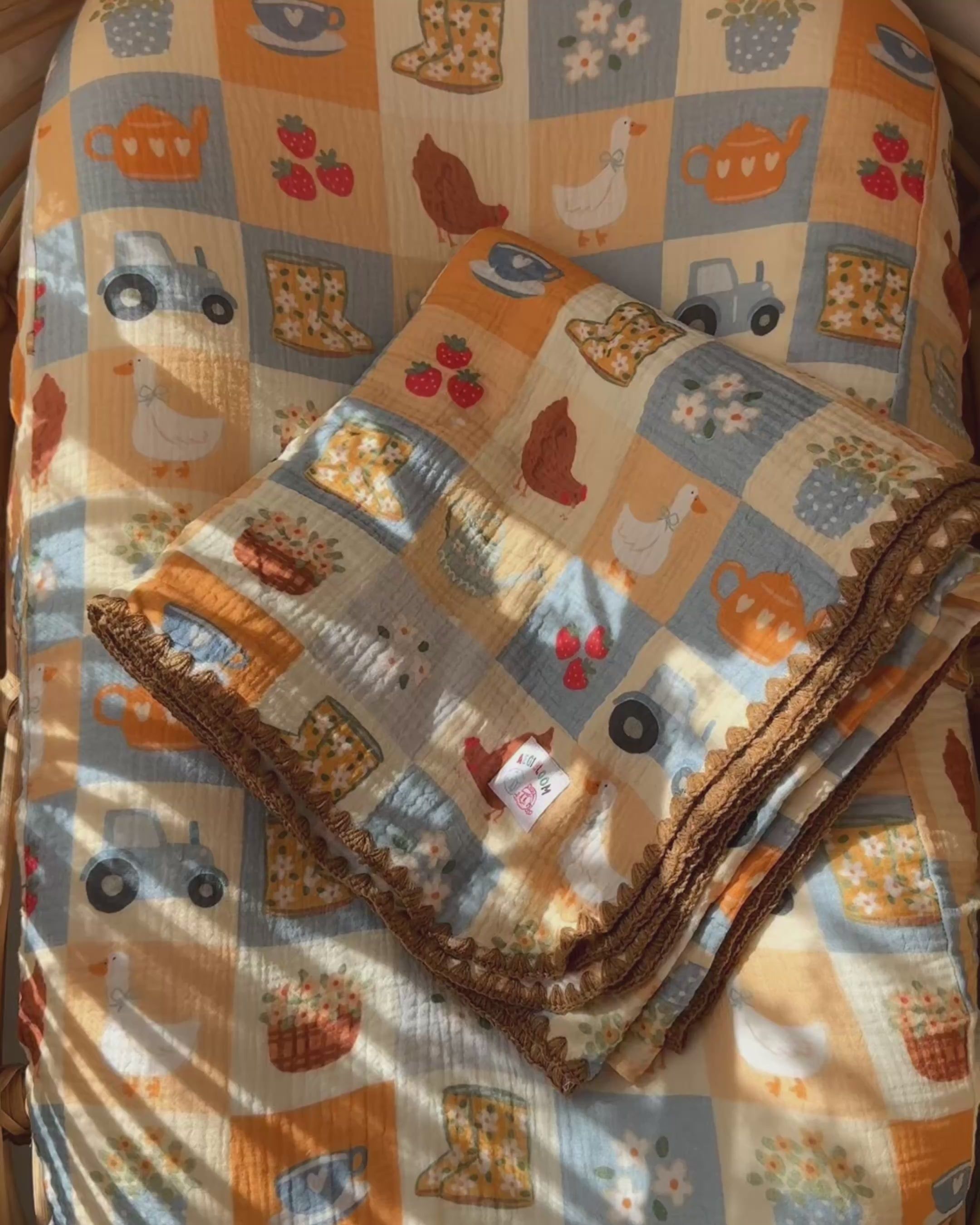 Organic Muslin Blanket