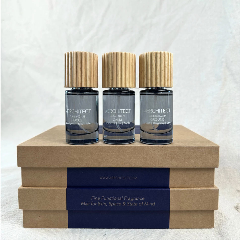 Mood Toolkit Volume 1 Complete Functional Fragrance Set Calm Focus Ground 3x30 Ml
