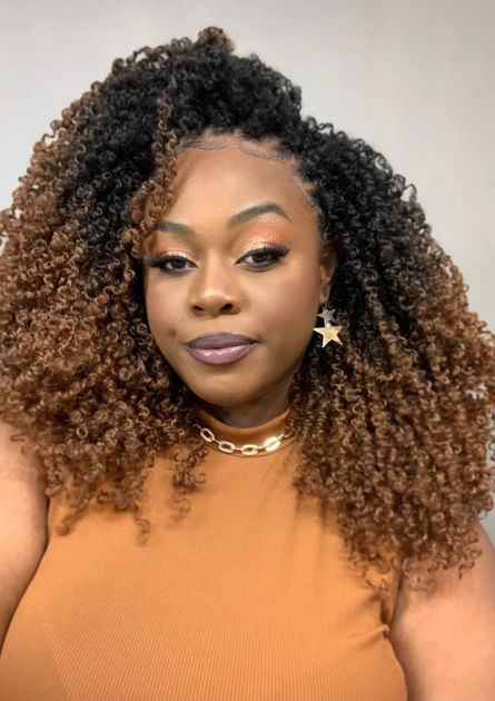 Ombre Caramel Braid Extension