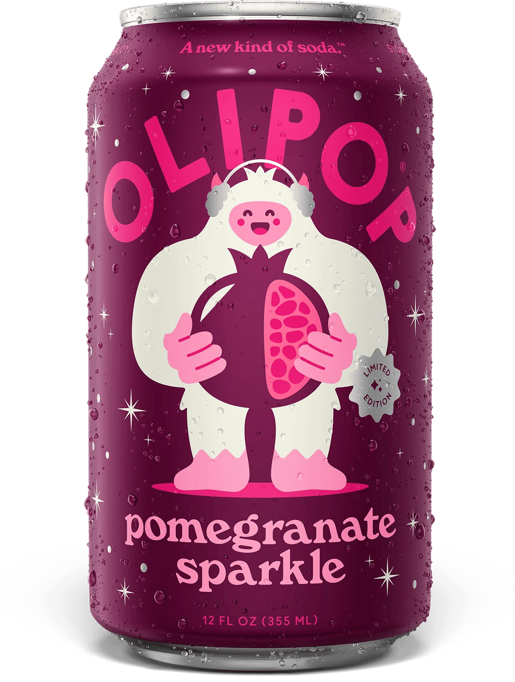 Pomegranate Sparkle Prebiotic Soda 6g Fiber (12 Pack)