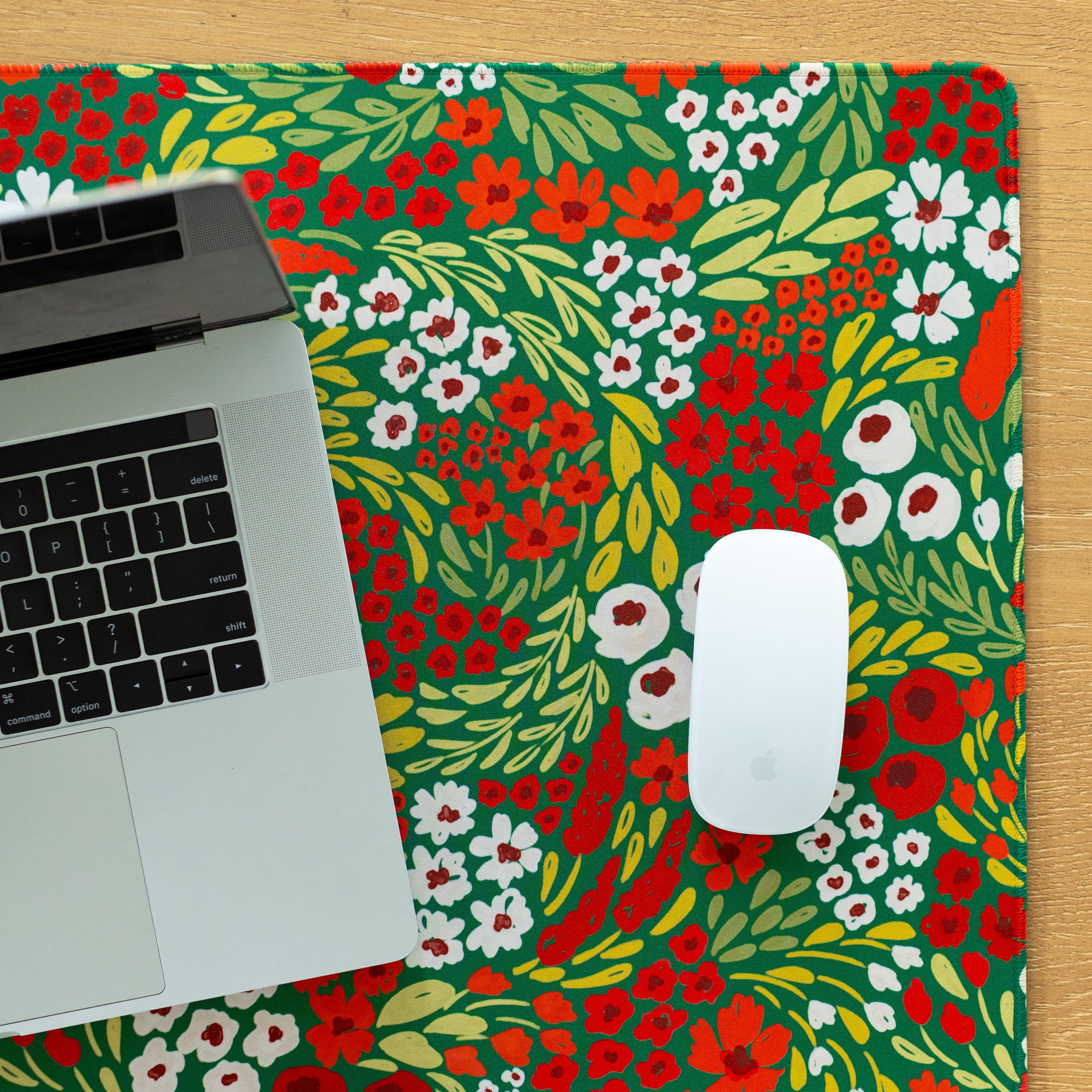 Floral Desk Mat