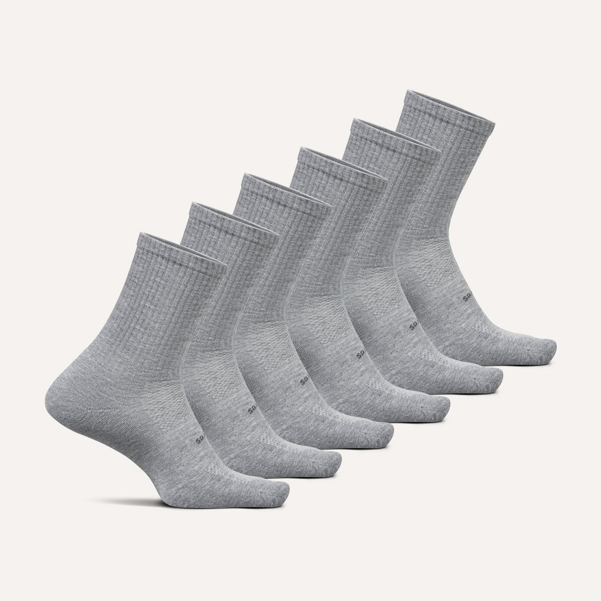 High Performance Max Cushion Quarter Tall Socks 6 Pack
