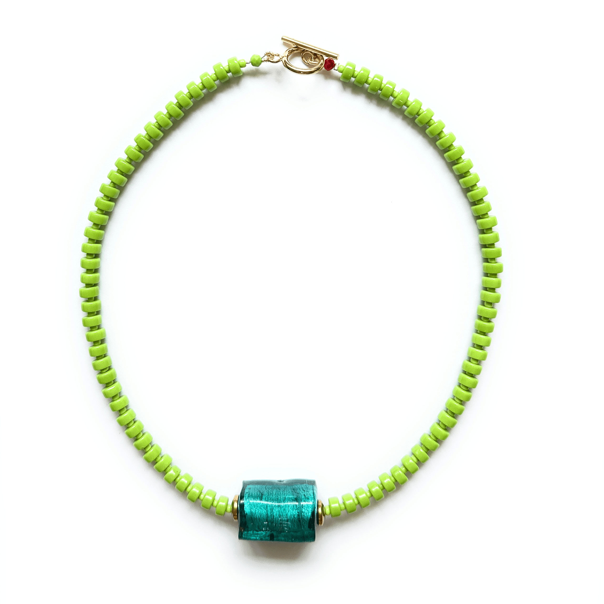 Color Pop | Rainbow Glass and Murano Necklace