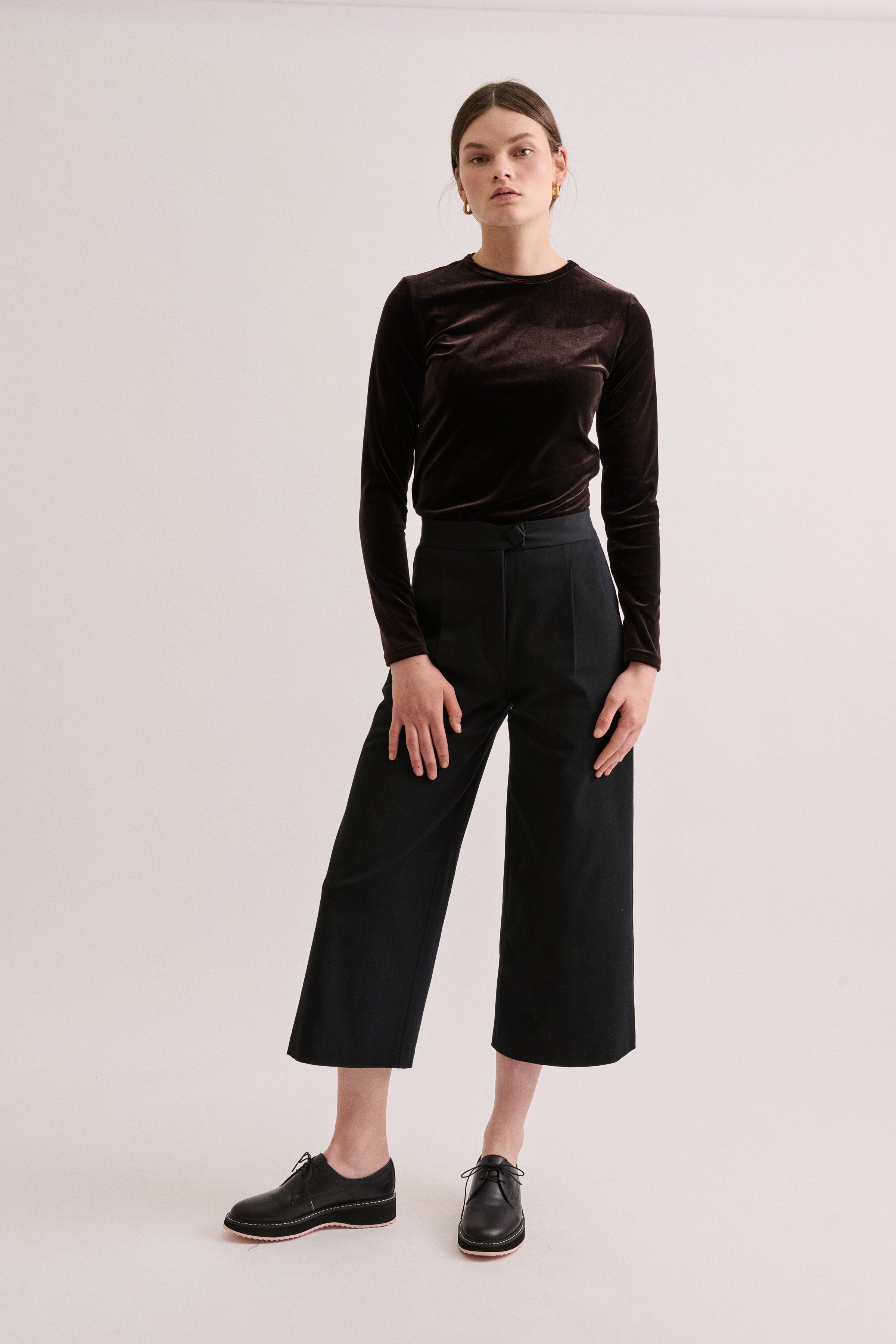 Wide Leg Tailored Pant 