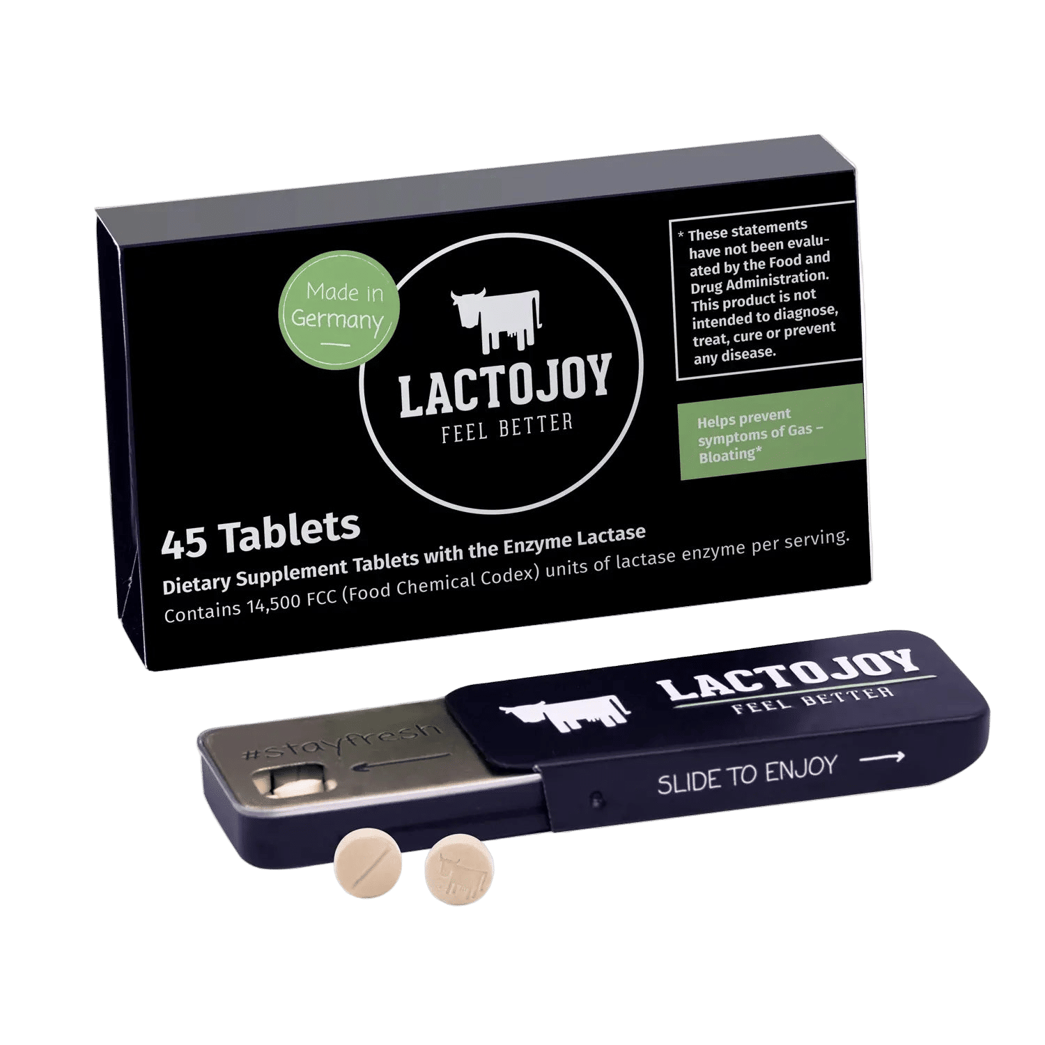 LactoJoy Lactase Pills 14,500 FCC 