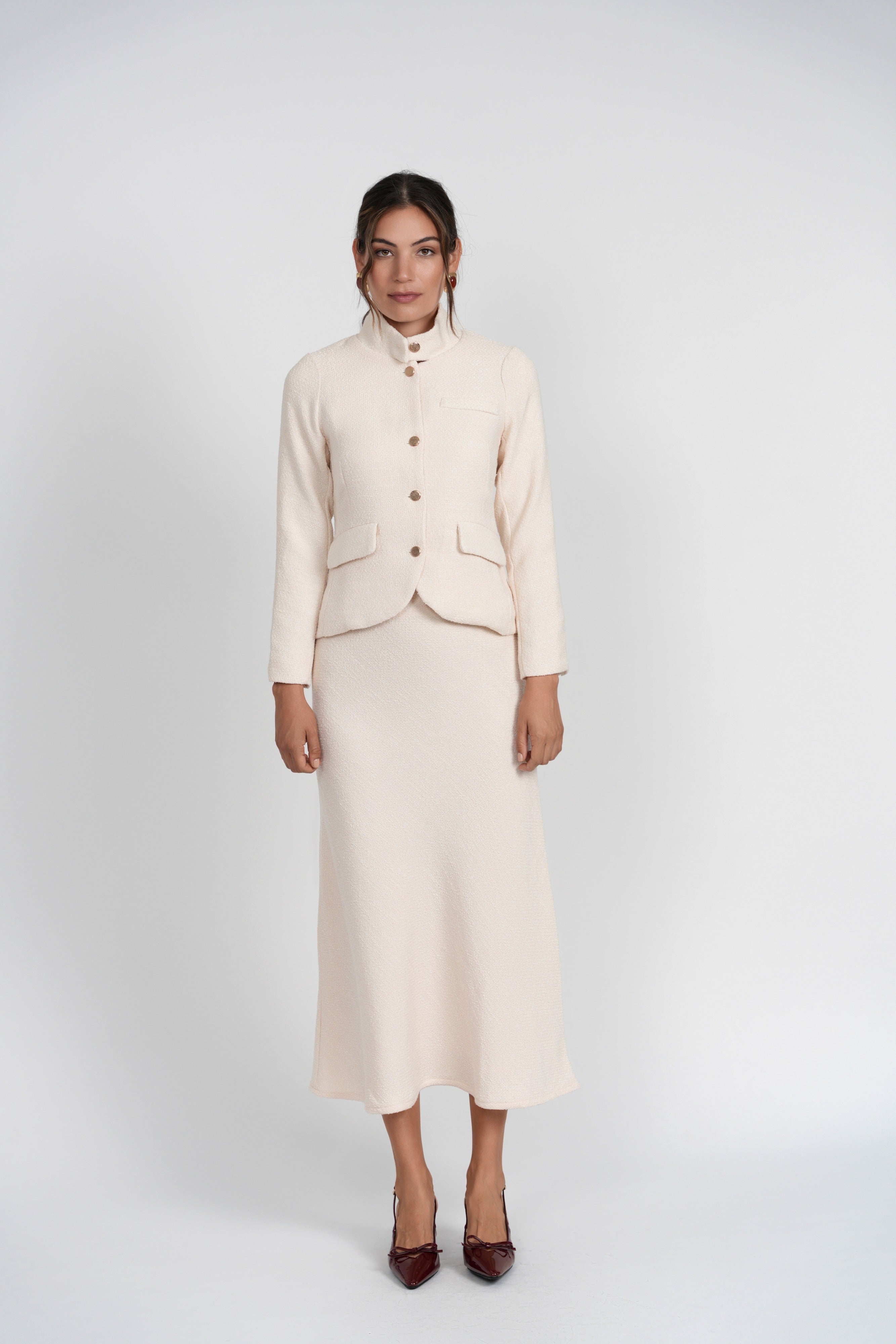 Renata Blazer With Front Buttons