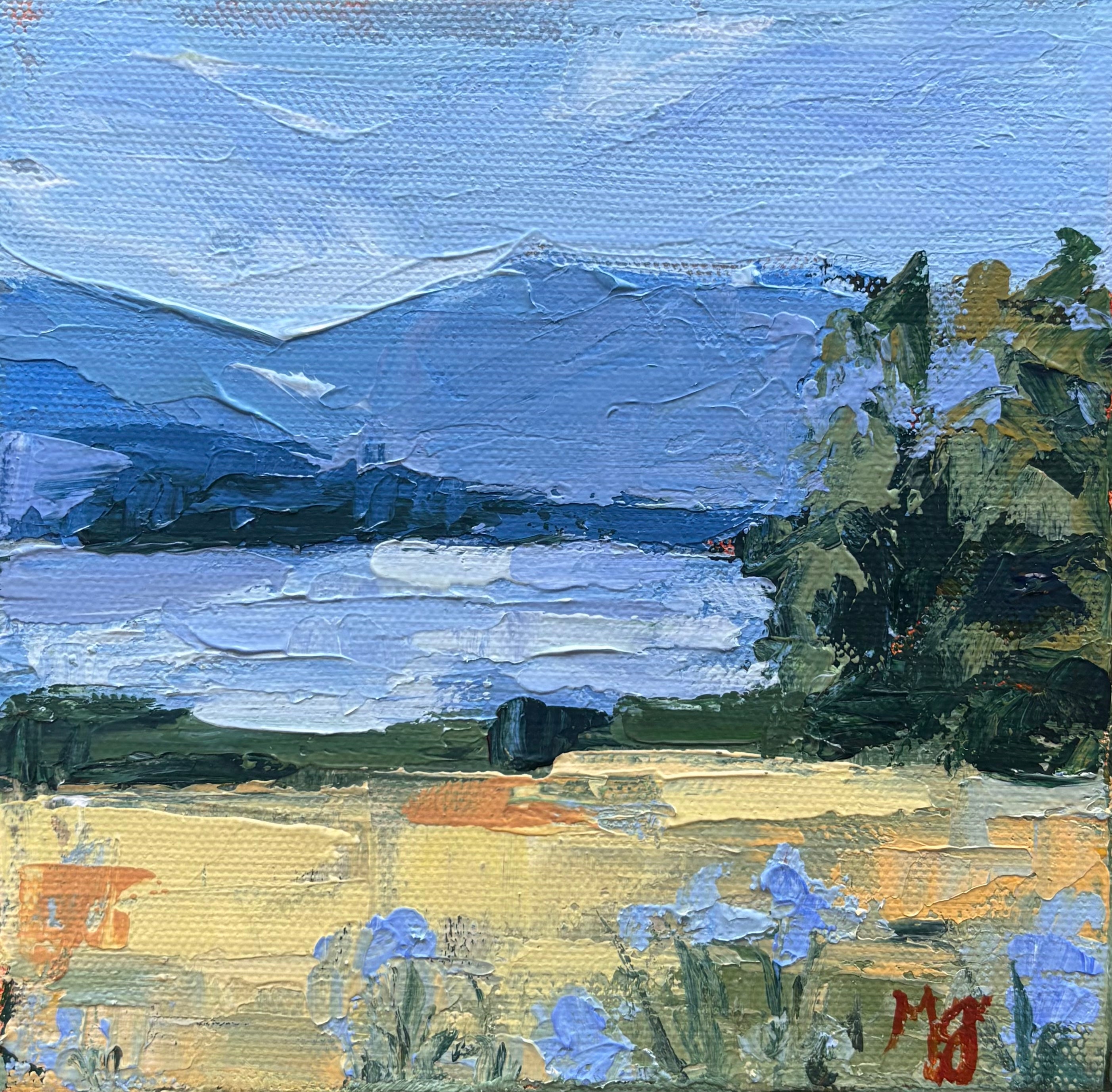 High Meadow, Five Acrylic Painting