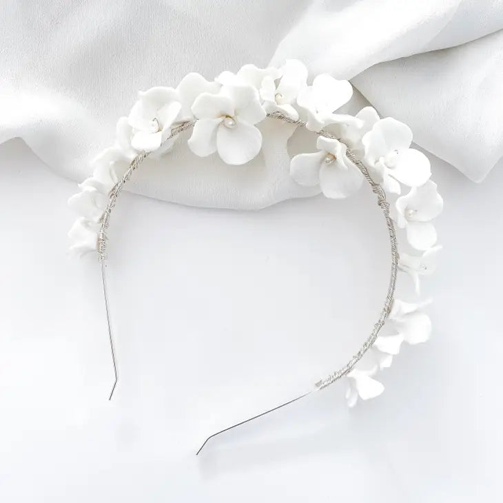 Porcelain Flower Headband
