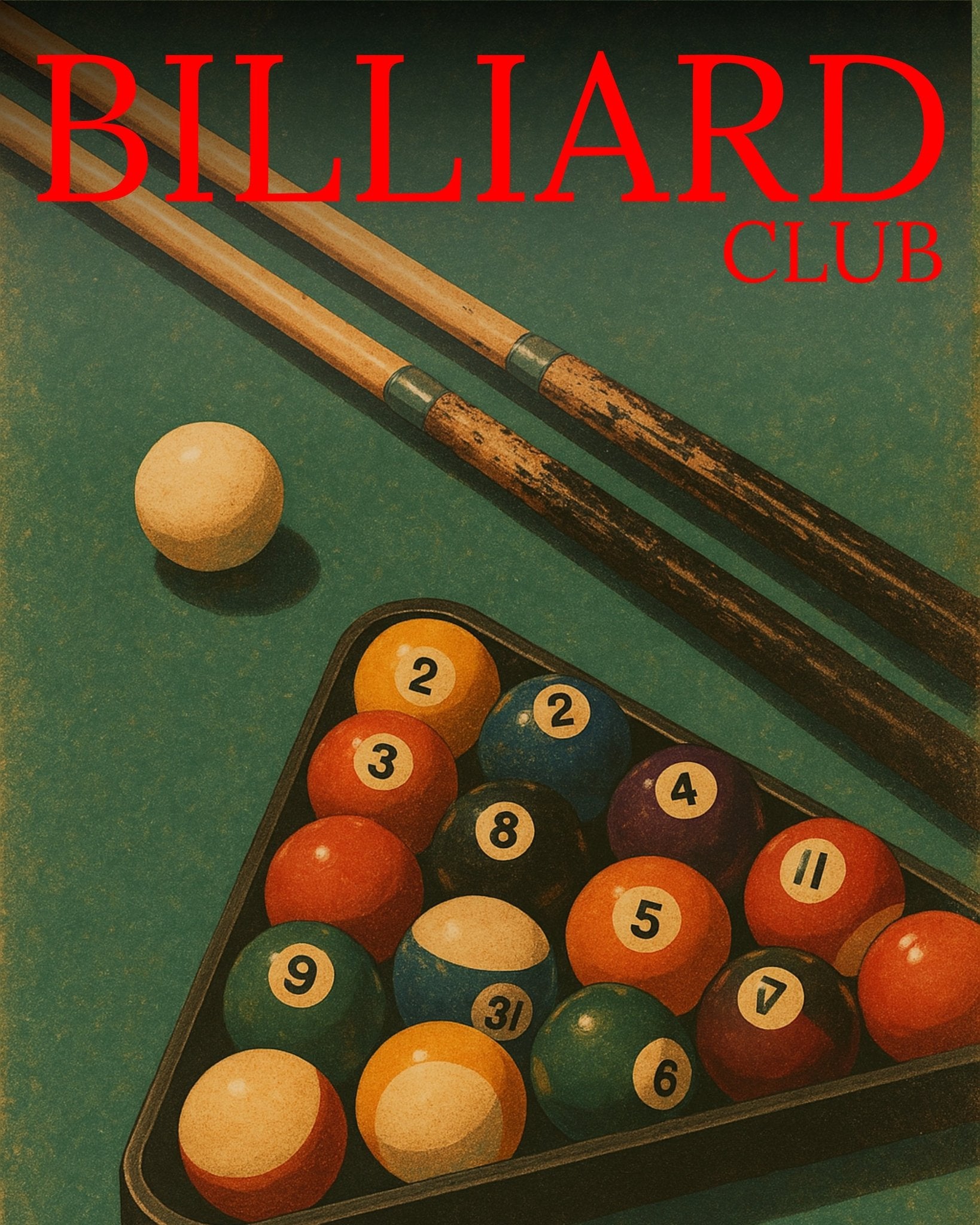 Billiard Club Poster