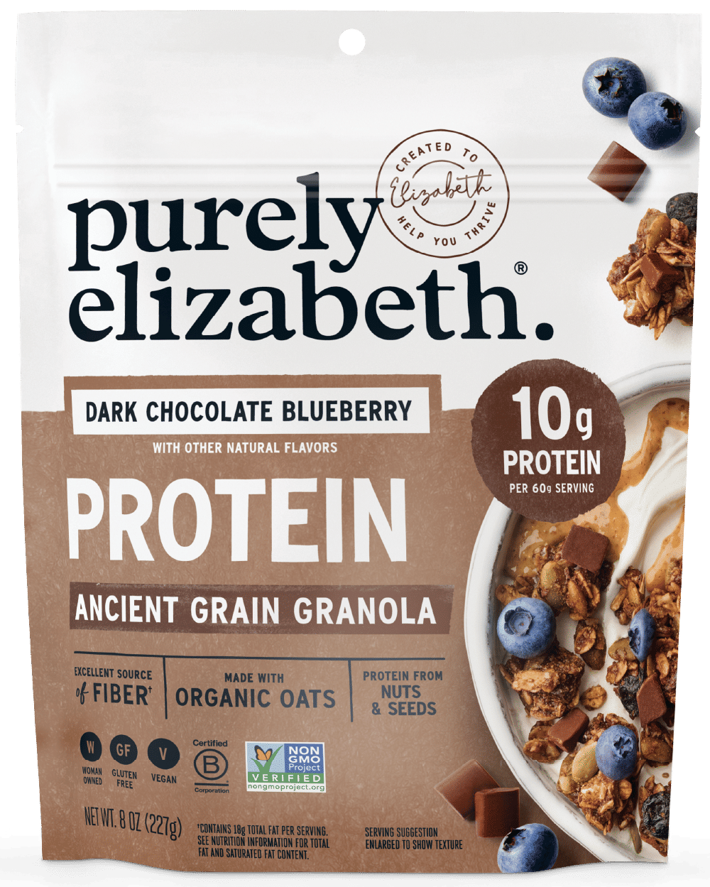 Dark Chocolate Blueberry Protein Granola