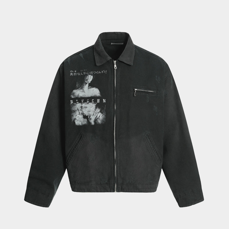 Grunge Graphic Mood | Street Jacket