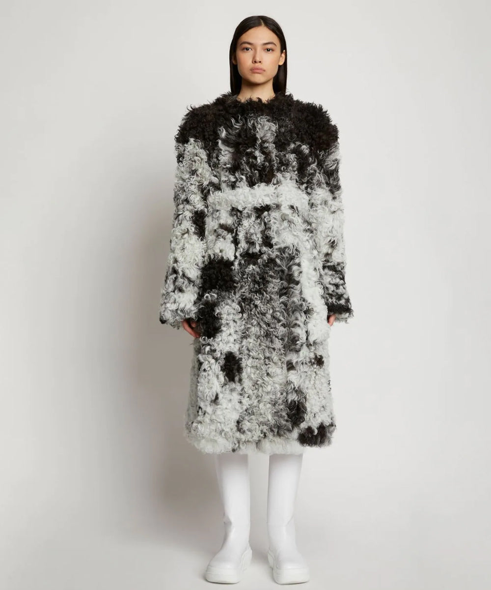 Fur Shearling Long Coat