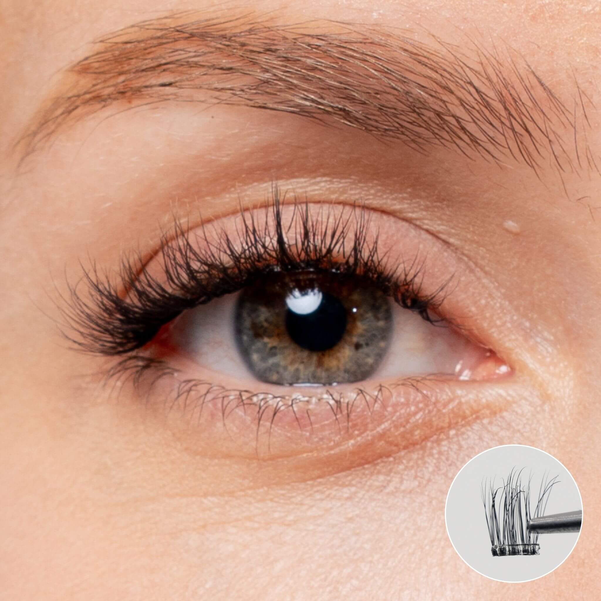 Nothing Crazy ( Natural ) Pro Self-Adhesive Cluster Lashes