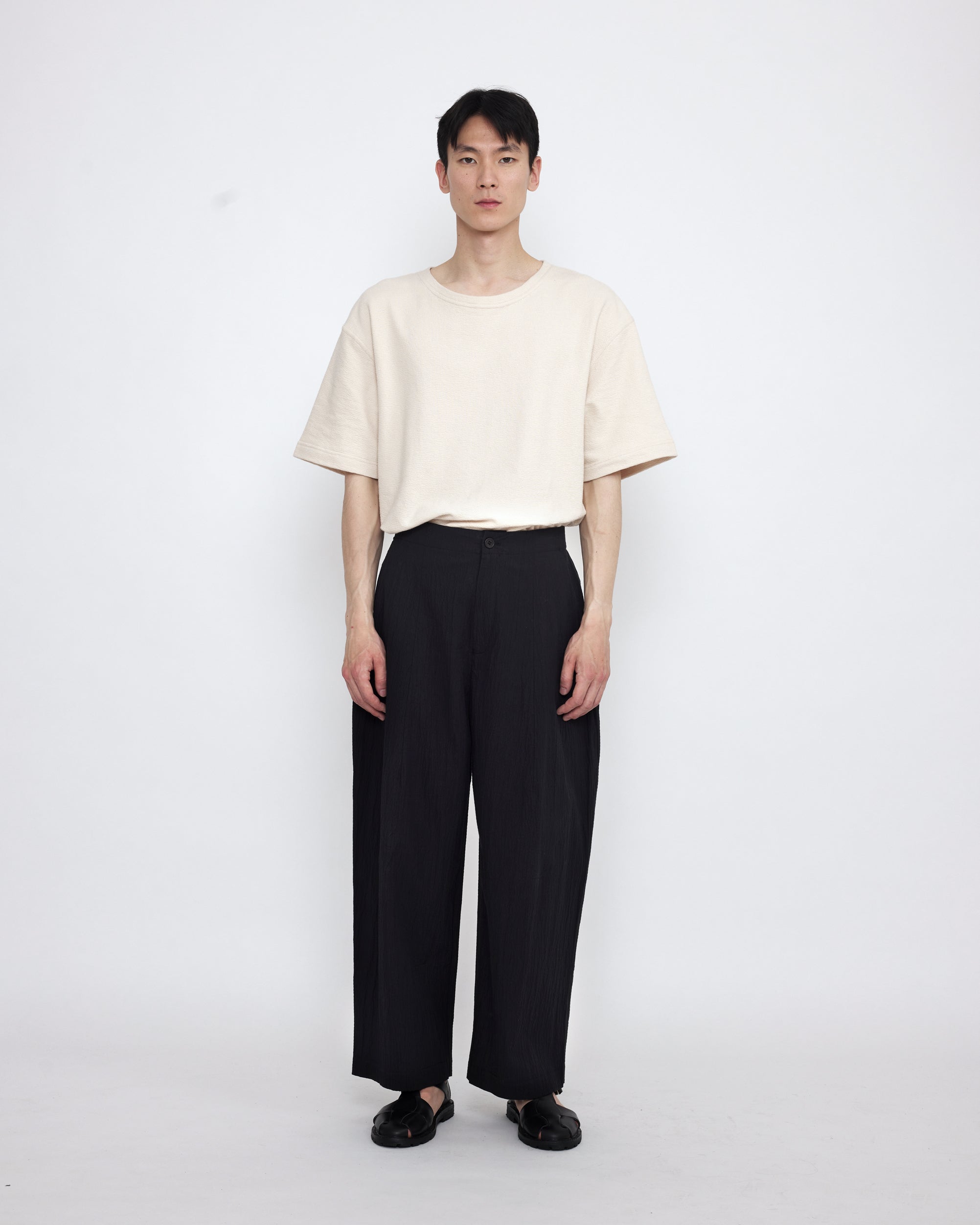 Signature Pleated Trouser - Textured Edition