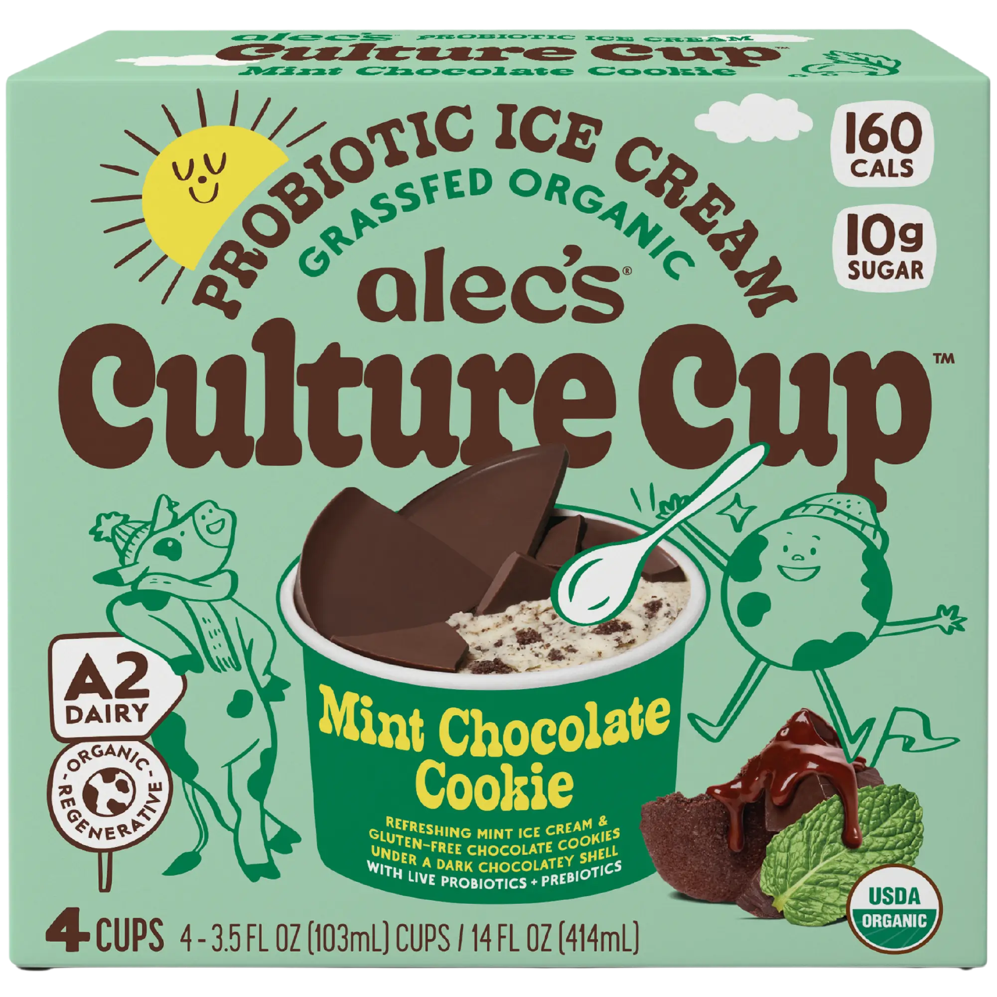 Mint Chocolate Cookie Ice Cream - 4 Cups
