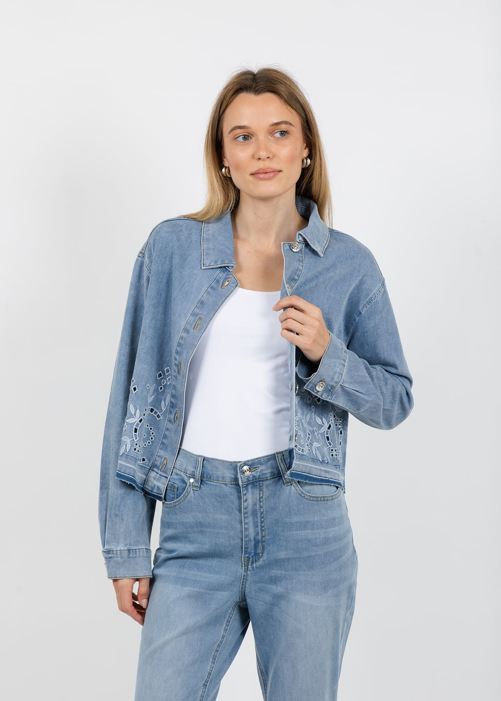 Embroidered Denim Jacket